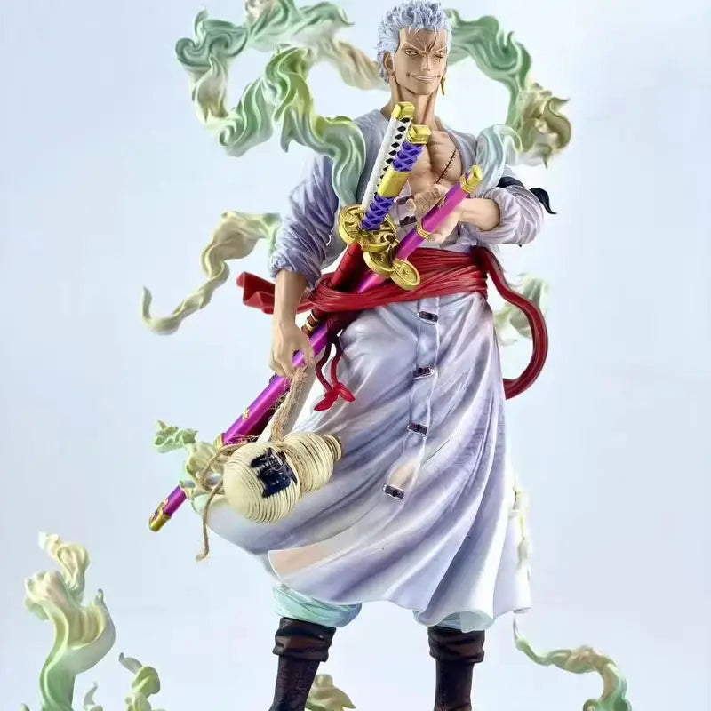Anime One Piece Statue Nika Form Battle Figure Model Nika Zoro Action Statue Toy Doll Collection Children Birthday Gift Decorate