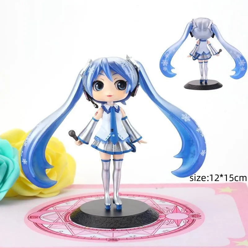 20CM Anime Hatsune Miku  Figure Anime Peripheral Collectible Models Decorative Decorations Children Kawaii Gift