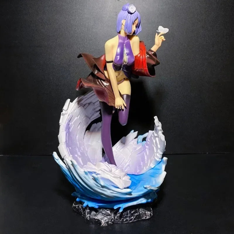 28.5cm Anime Naruto Figure YOMI Konan Action Figure Sexy Girl Statue Pvc Model Kawaii Collectible Home Decoration Boys Gifts
