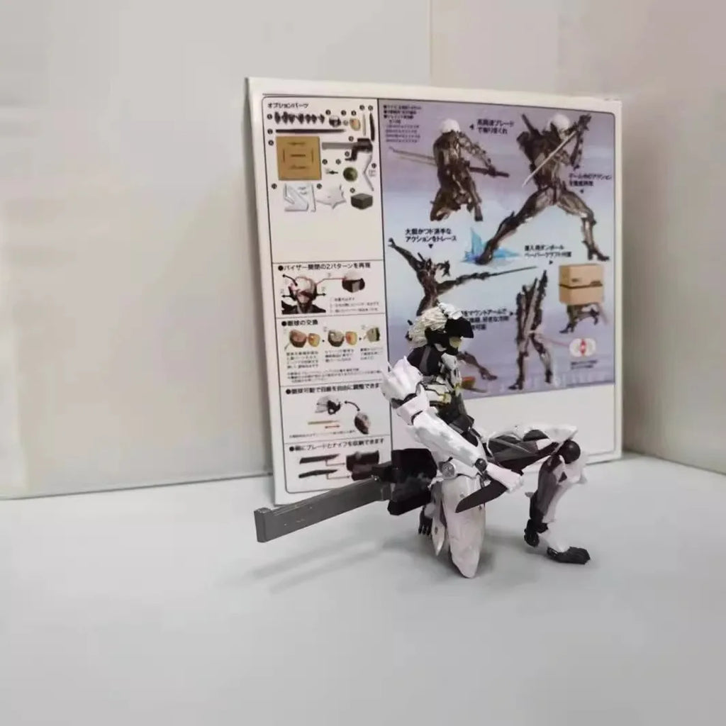14CM hot Metal Gear Raiden articulated Action figure Metal Gear Character Model ornament Doll Statue Joint Movable game Toy Gift