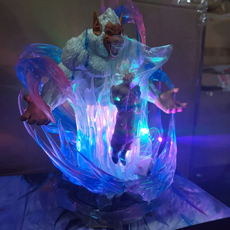 30cm Dragon Ball Anime Figures Son Goku Ultra Instinct Great Ape Action Figure Statue Collection Ornaments Model Doll Gift Toys