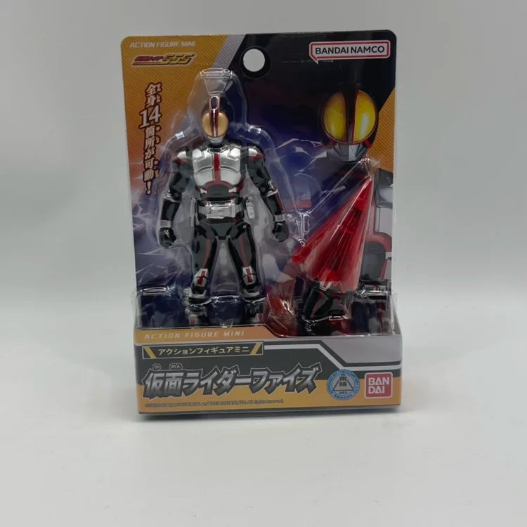 Bandai Bandai Kamen Rider 17.5cm Vocal Joint Super Mobile Doll Emperor Riding Double Riding Model Toy Scene Ornament Gift Toys