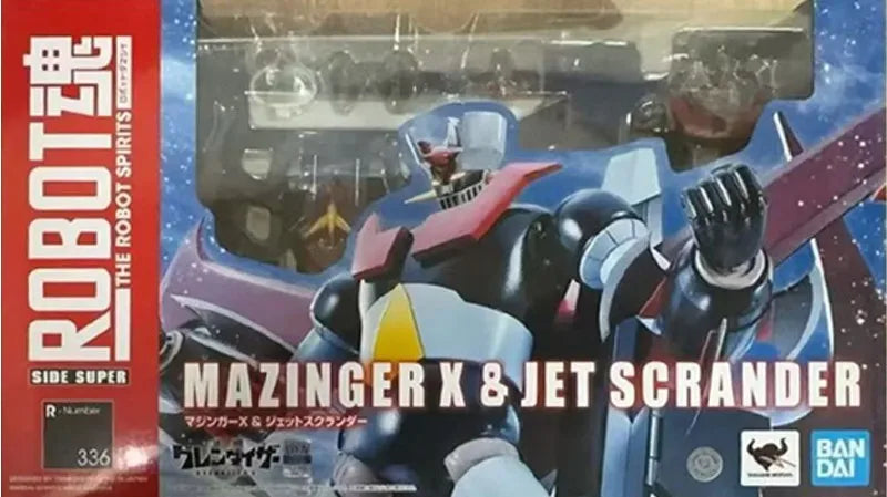 Original box Bandai In shock THE ROBOT SPAZER MAZINGER Z From GRENDIZER U Anime full Action Assembly Figure Model Toy Gift kid
