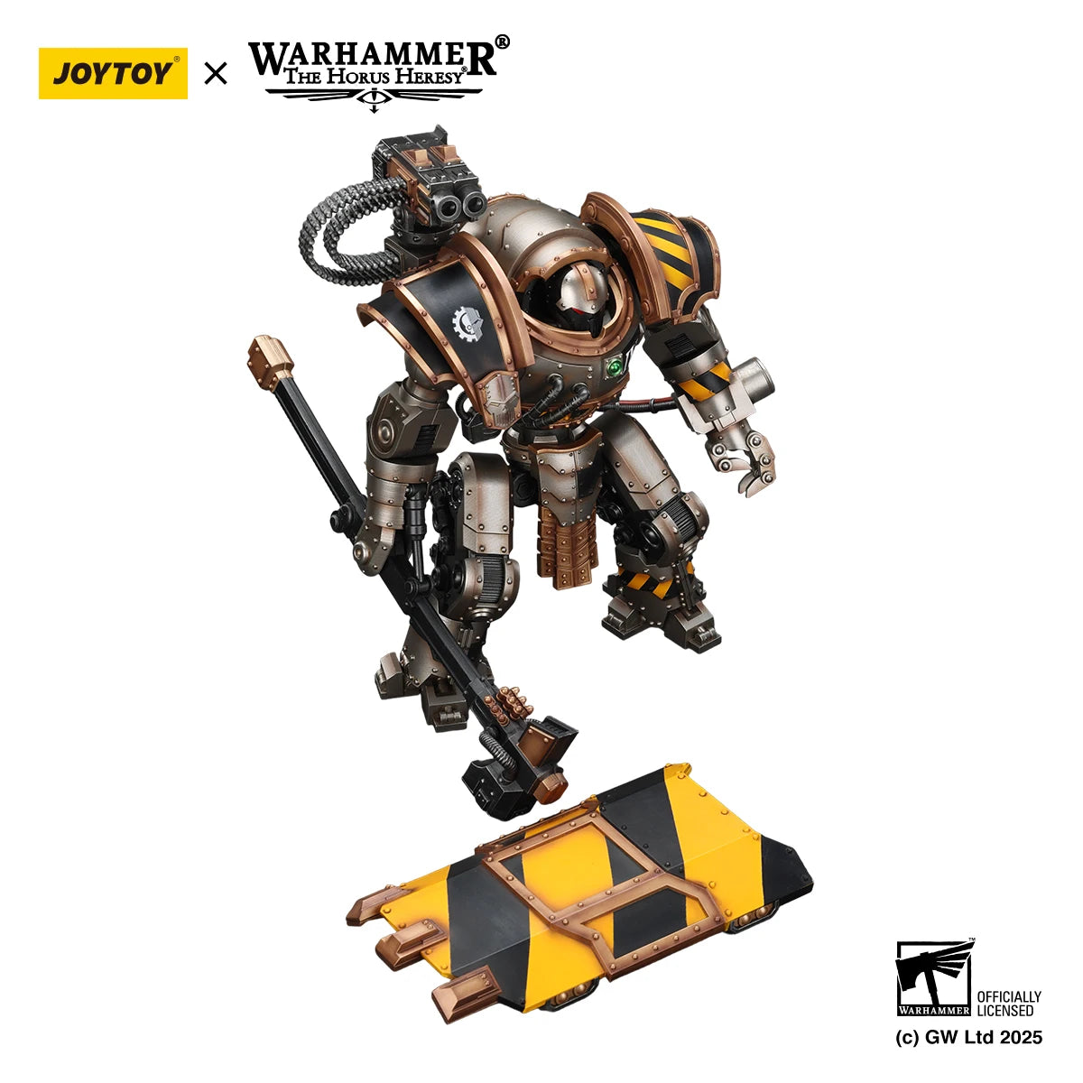 JOYTOY Warhammer40K 1/18 Action Figure Iron Warriors Iron Circle Domitar-Ferrum Class Battle-automata figures Toys