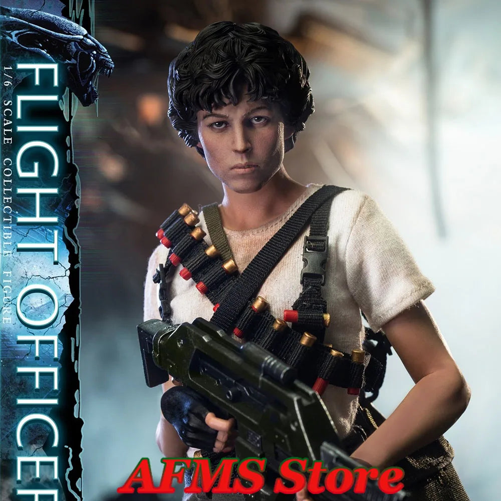 PRESENT TOYS PT-sp60 1/6 Scale Collectible Figure Alien Army Lieutenant Flight Officer Ellen Ripley 12Inch Action Figure Soldier