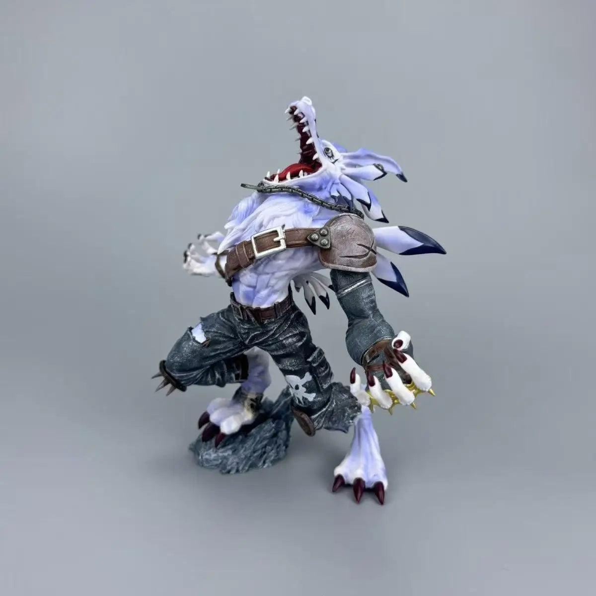 20cm/7.87in Anime Digimon Adventure Figure Garurumon Action Figures Pvc Pvc Statue Collectible Model Toys Gifts