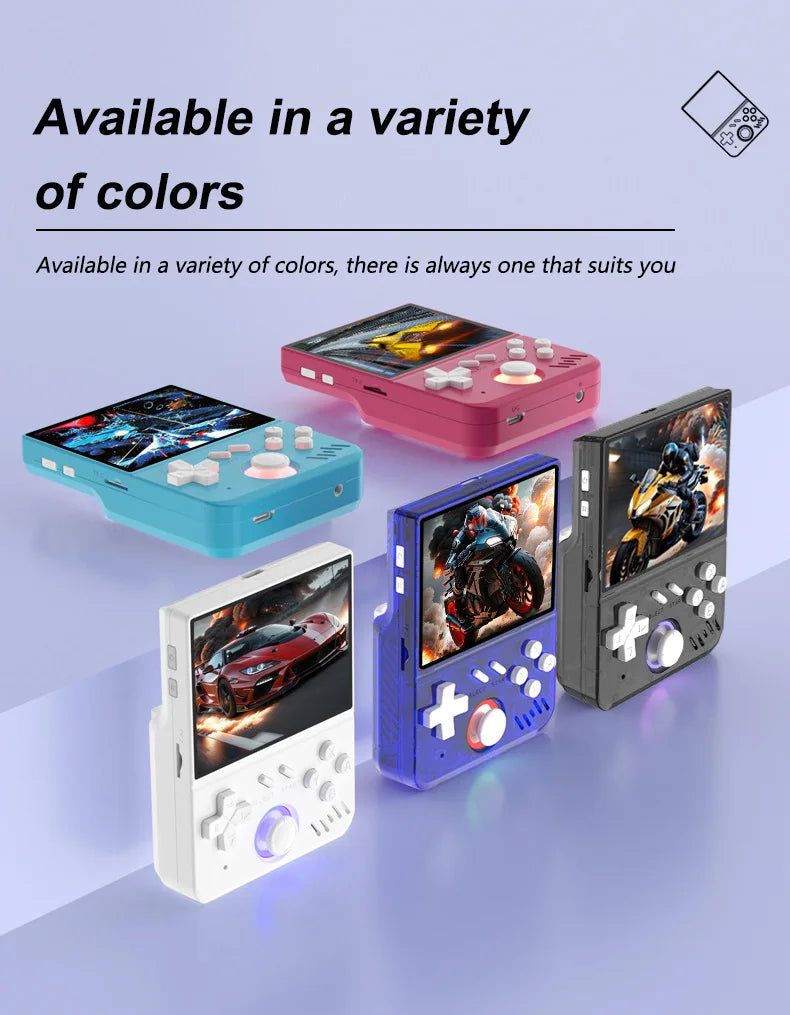 Retro Handheld 3.5-inch IPS Screen Video128GB Game Console Linux System