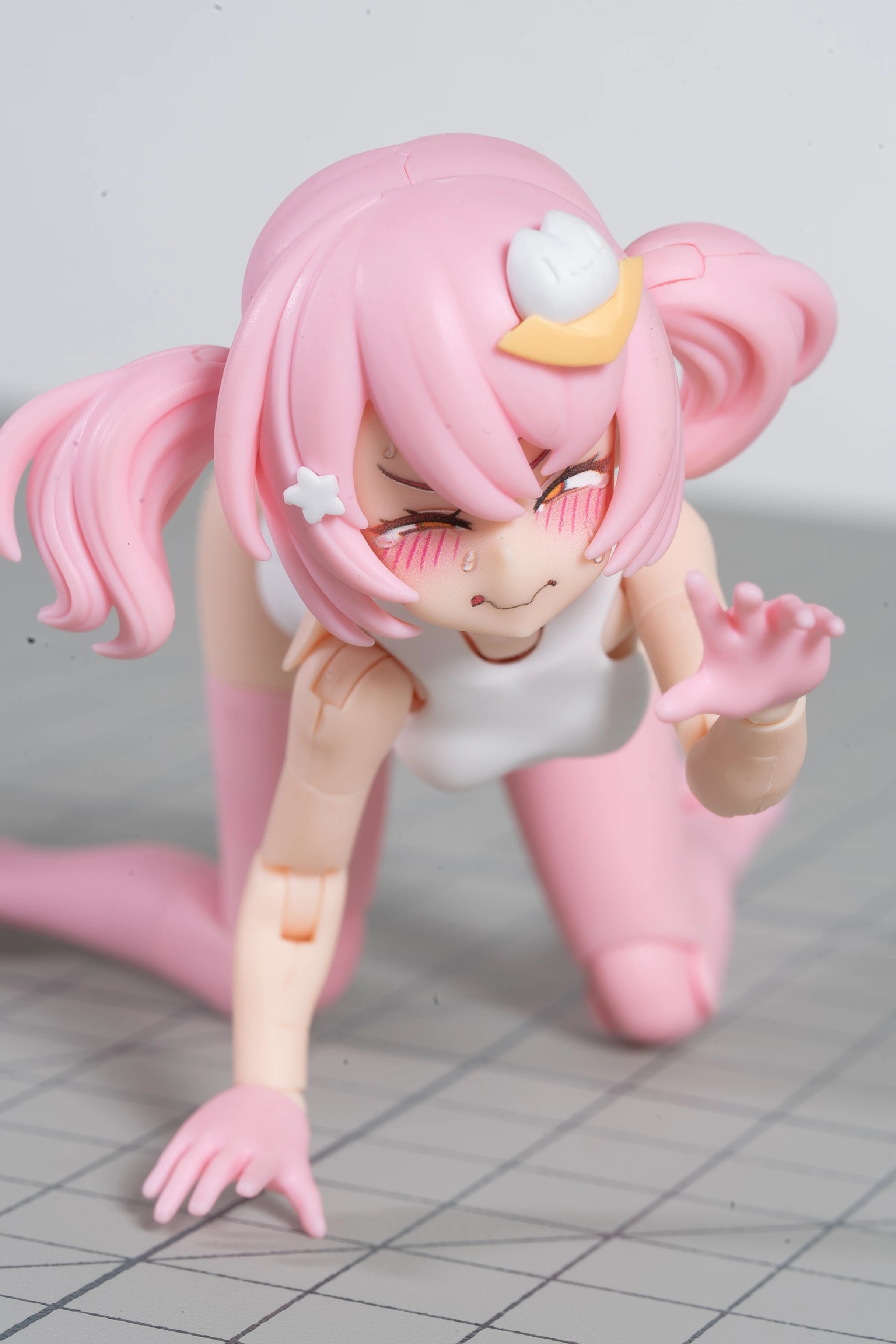 [No Figure] Kotobukiya PUNI Series PUNIMOFU 1/12 Pretty Girl Face Sculpture Accessories For 6inch Action Figure Model For DIY ﻿
