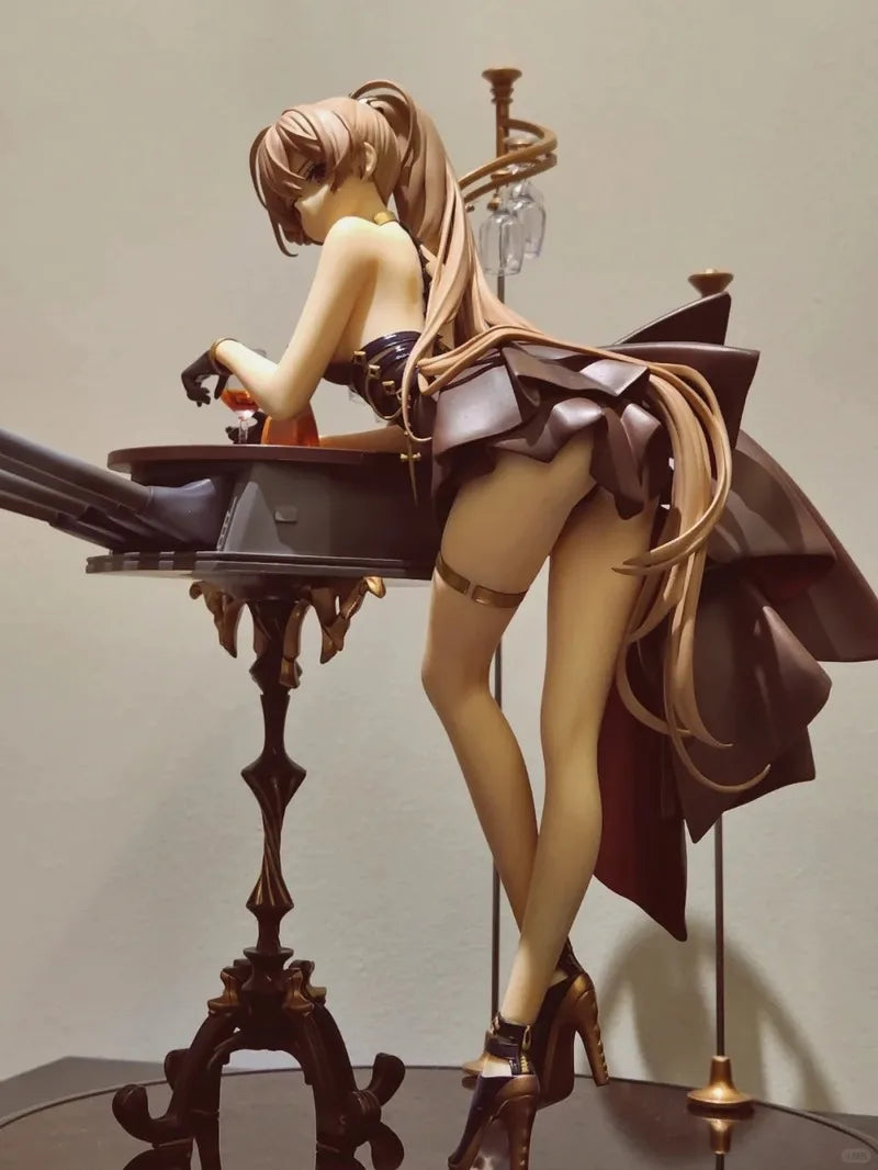 In Stock Original Wings Inc 1/7 Mnf Jean Bart Figure Azur Lane Anime Figures Dress Ver Girl Statue Cartoon Model Desktop