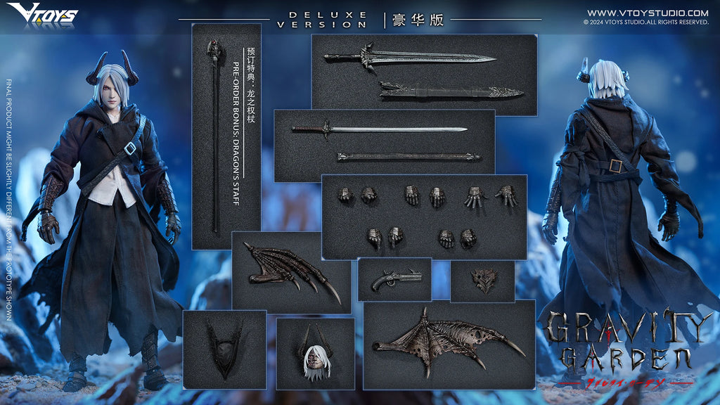 In Stock Original VTOYS VSD009 Gravity Garden Dragon Breath Hunter 1/12 Action Figure 6inch Full Set Model Toys Ornament Gifts