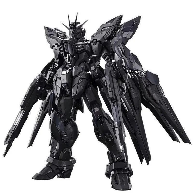 New Changlong 7701 Mgex  1/100 Zgmf-X20a Strike Freedom Black Assembly Model Kits Plastic Skeleton Kits Action Figure Gifts Toys