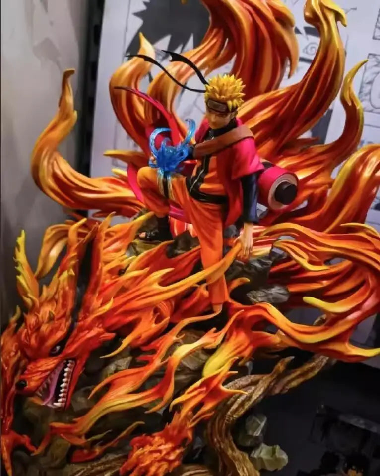 41 cm große neue NARUTO Anime-Figur Uzumaki Naruto, PVC-Modell, Szene-Statue, Schreibtischdekoration, Ornamente, Geburtstagsgeschenk, Spielzeug