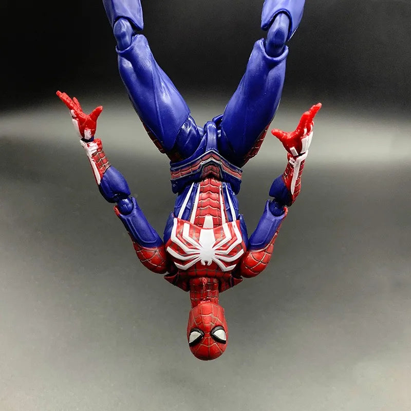 PS4 Spiderman Figur Avengers Spider Man Actionfiguren 16CM Upgrade-Anzug PS4 Game Edition Puppe Heißes Spielzeug für Jungen Geschenk