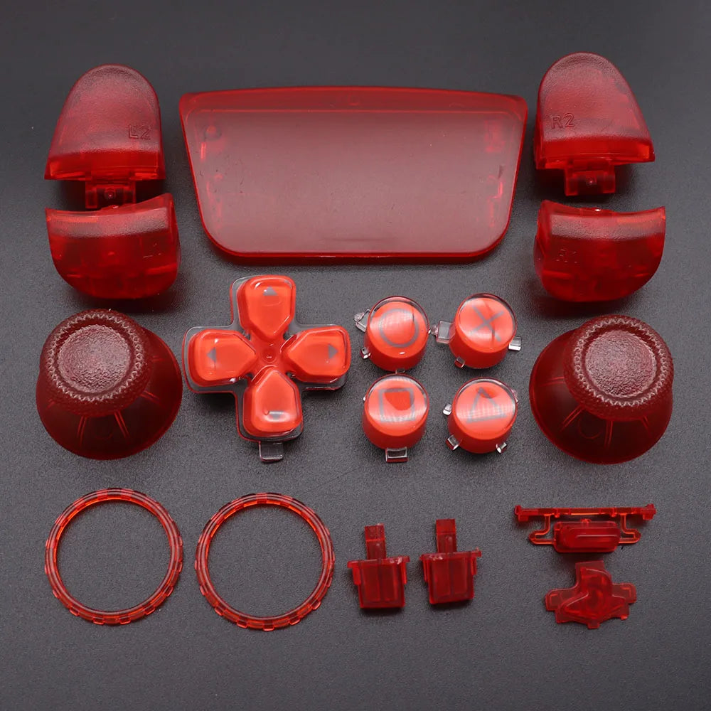 Ersatztasten-Set D-Pad L1 R1 L2 R2 Trigger-Taste Schlüssel-Akzentring für PS5 V3 3.0 BDM-030 Controller