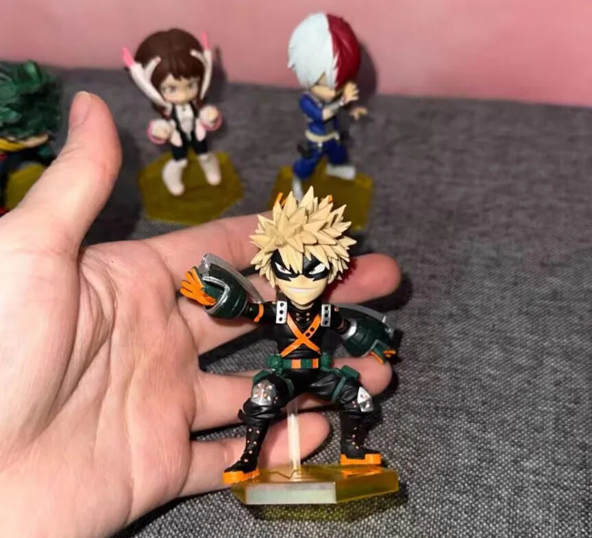 2026 in stock 100% genuine Japanese original anime Q ver Midoriya Izuku/Bakugou Katsuki/OCHACO URARAKA PVC action figure
