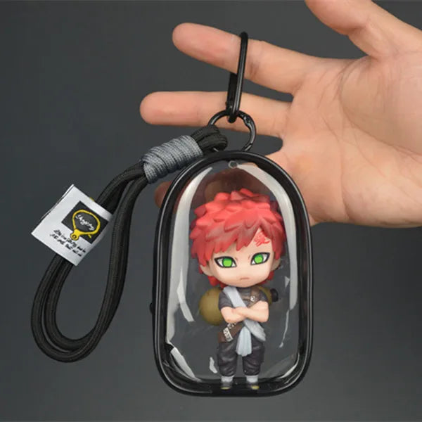 i NEW Naruto Uchiha Obito Itachi Uchiha Naruto Uzumaki Kakashi Keychain Pendant Doll Model Backpack Decor Collection Cartoon Toy