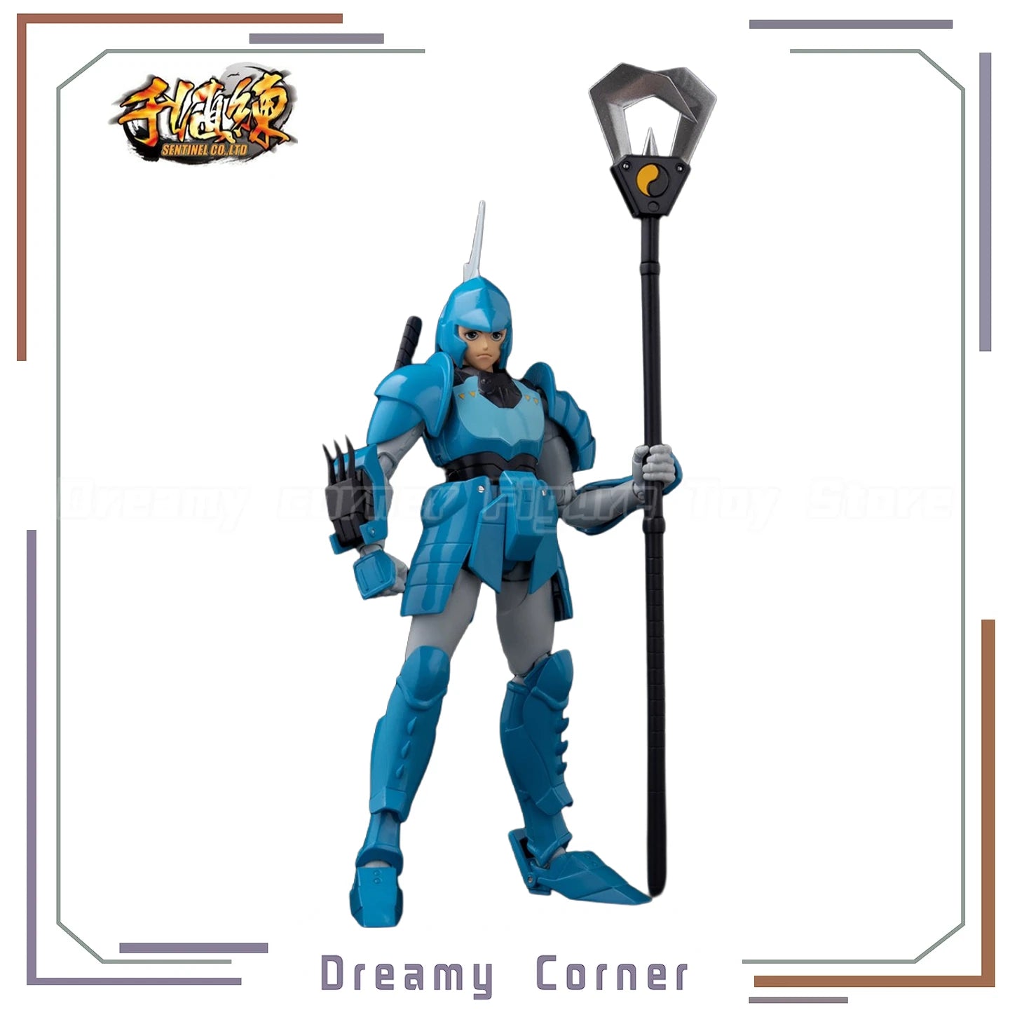 【In Stock】Original Sentinel Super-boosable and Movable Yoroiden Samurai Troopers Shin Mouri Action Figure Model Toy Gift