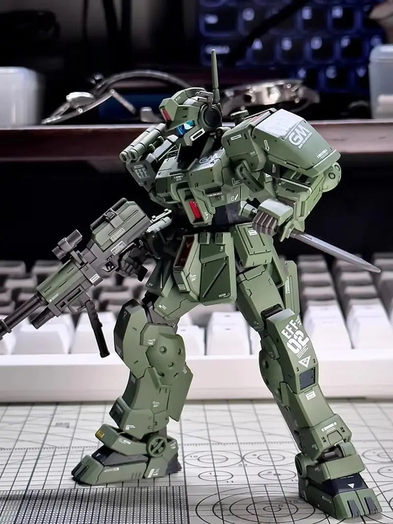 New XFS HG Rgm-79s Gm Spartan 1/144 Scale Assembly Model Kit Action Figure Decorative Plastic Hobby Doll Toy For Collection Gift