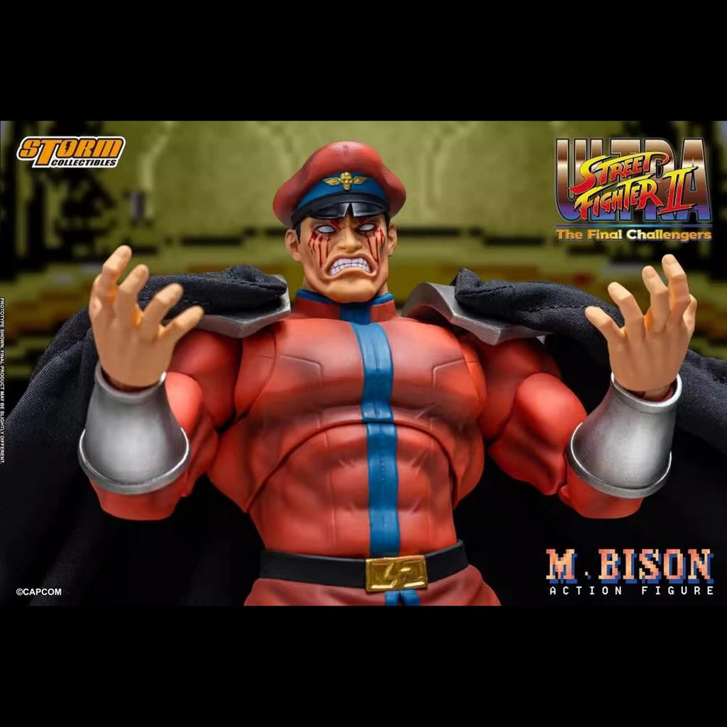 In Stock 100% Original Storm Toys ST 1/12 SF Street Fighter M·Bison Vega Anime Action Figures Toys Models PVC Gift Collector