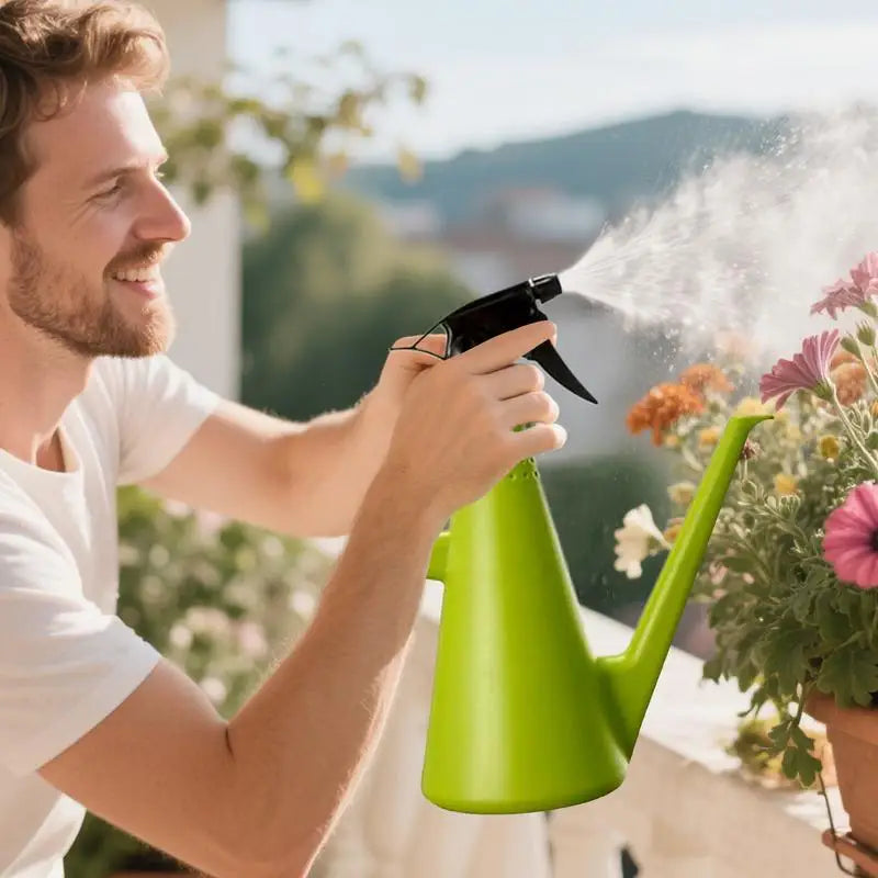 Flower Watering Can Watering Can For Indoor Plants Modern Small Mister Handheld Spray Bottle Double-Purpose Sprinkler Portable