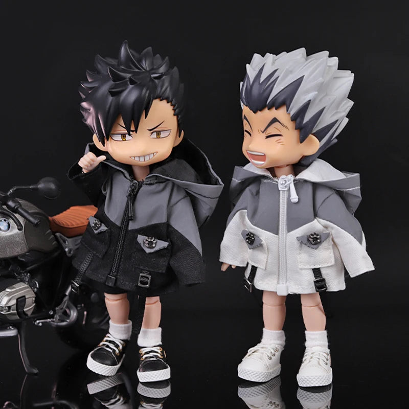 OB11 Clothes Little Monster Jacket Shorts Set Clothes Decoration Molly, GSC Body, 1/12bjd Doll Clothes Toy Clothing