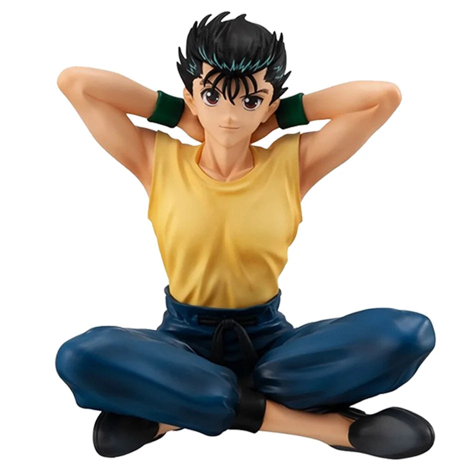 YuYu Hakusho 8cm Action Figure Set - Yusuke Urameshi Shuichi Minamino & Youko Kurama Palm Size Anime Collectible Model Doll Toys