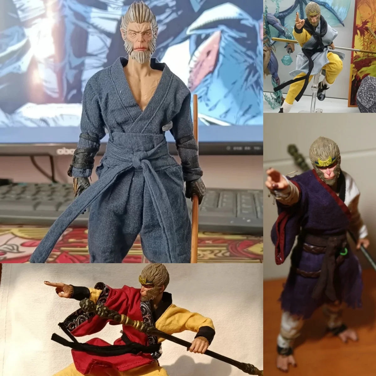 【No Figure】Handmade 1/12 Scale Male Soldier Clothing Accessories Fabric Clothing Suit Fit 6''Action Figure Model For Fans DIY