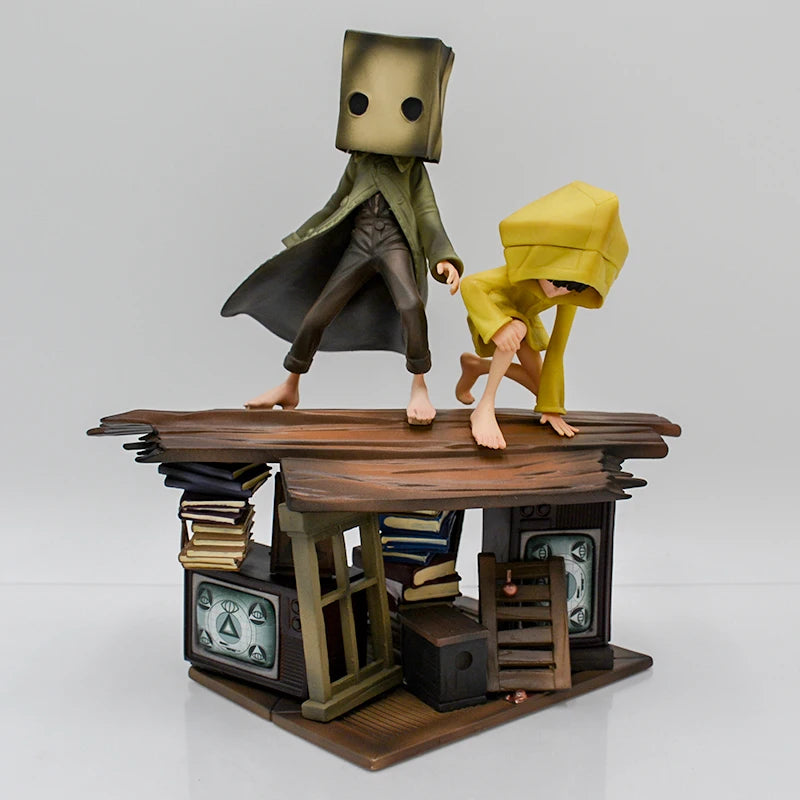 11cm Little Nightmares The Lady Anime Game Figure The Twin Chefs Action Figure Mini Nomes Six/Mono Figurine Model Doll Toys Gift