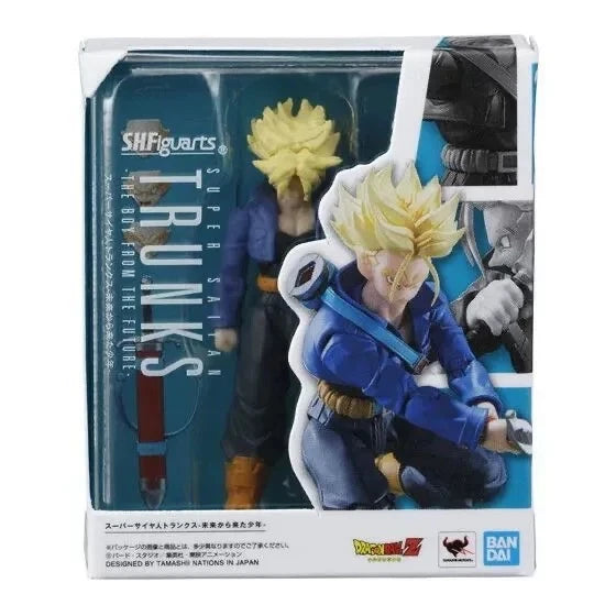 HBandai Genuine Dragon Ball SHF Mini Gashapon 5cm Set Goku/Vegeta/Trunks Anime Figures Desktop  Collectible Toys Boy Gifts