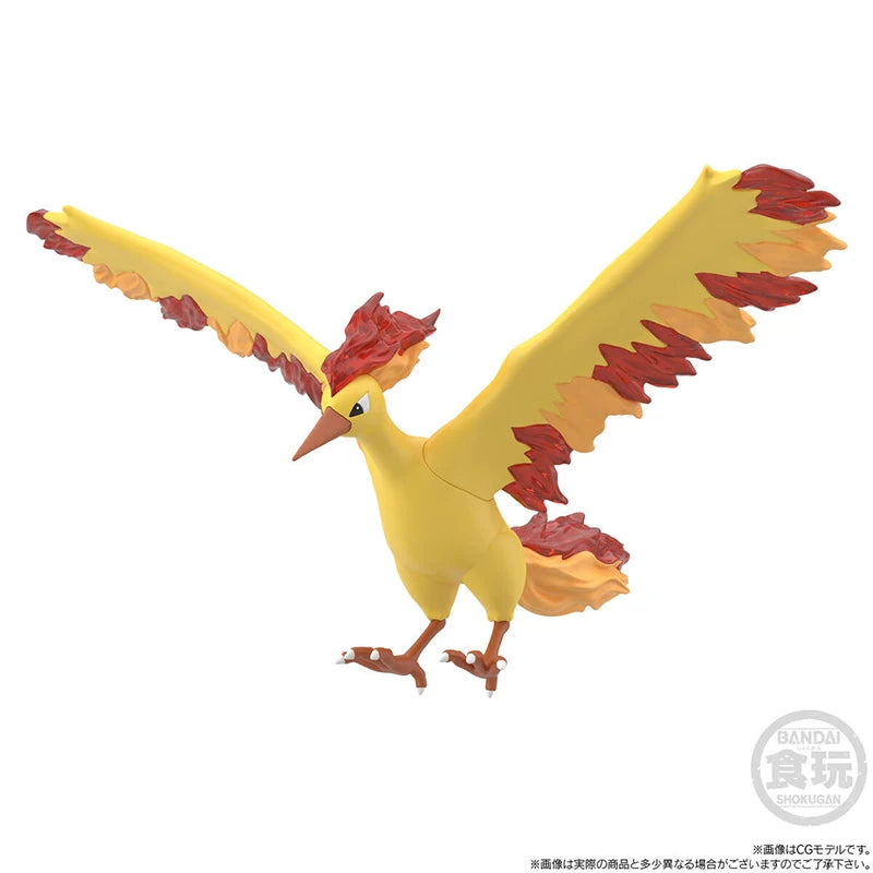 In Stock Bandai Original Box SCALE WORLD POKEMON FREEZER THUNDER FIRE Anime pvc figure model kit finished toy gift for kids