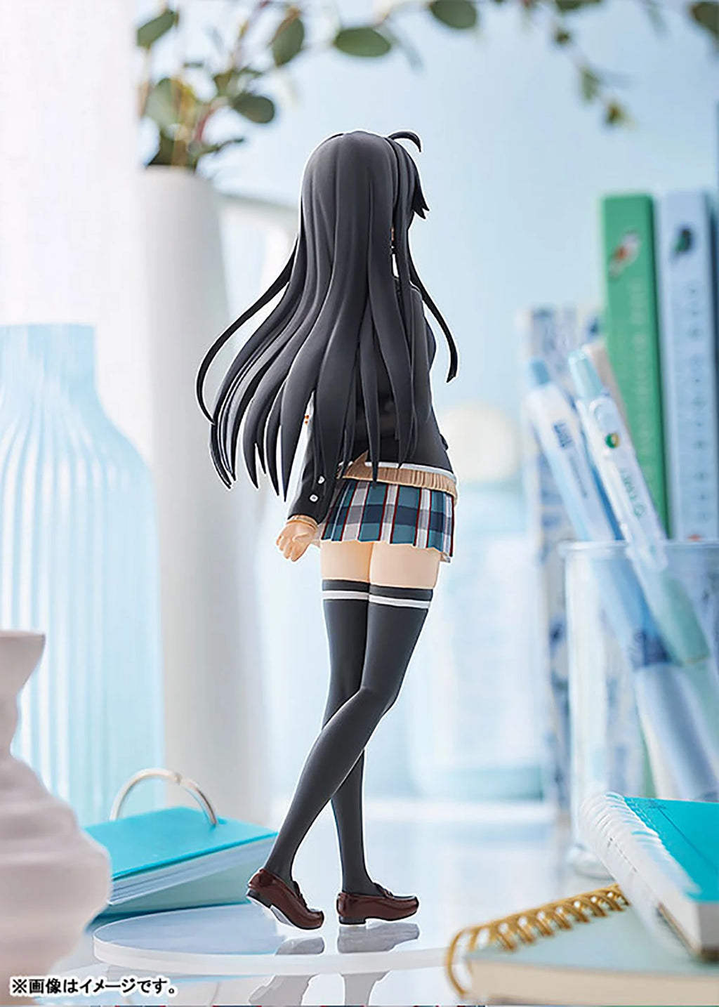 Original Genuine Good Smile Company Prepainted Pop Up Parade Yukinoshita Yukino H=170mm Anime Character Figure Decoration Gift