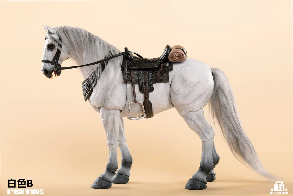 Pre-sale FISHTOYS Fish Play Knight War Horse War Beasts 1/12 Animal Action Figure Mount Accessories Statue Customized Decoration