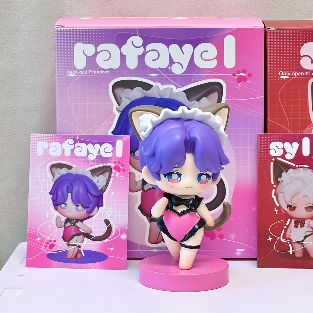 Love And Deepspace Anime Toy Xavier Zayne Rafayel Sylus Cute Dress Up Figurine Model Desktop Decoration Game Anime Peripherals