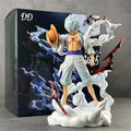 26 cm Anime One Piece Battle Standing Nika Luffy Statue Action Figur Schreibtisch Ornament Sammlerstück Cartoon Modell Spielzeug Figuren Geschenk