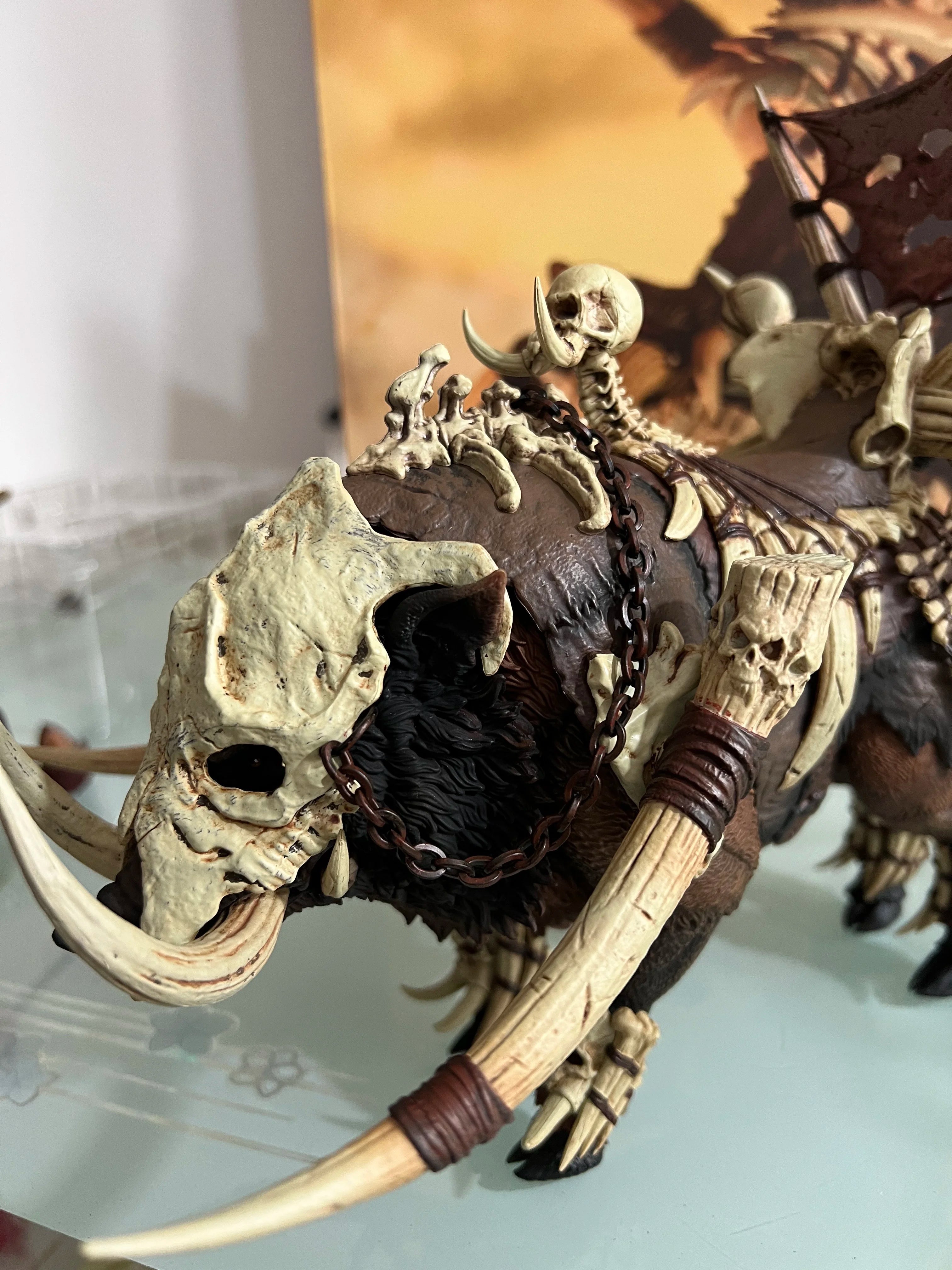 D20 Studio 1/12 Scale Collection Figure Boar Bone Spurs Ancient Animals Fit 6-7 Inch Action Figure Doll Mount Model Removable