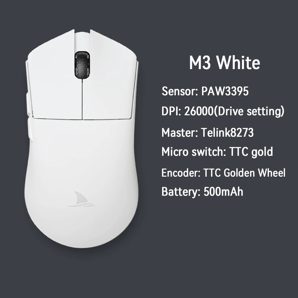 Motospeed Darmoshark M3 Bluetooth Wireless Gaming Maus 26000DPI PAM3395 Optische Sensor Computer Büro Maus TTC Für Laptop PC