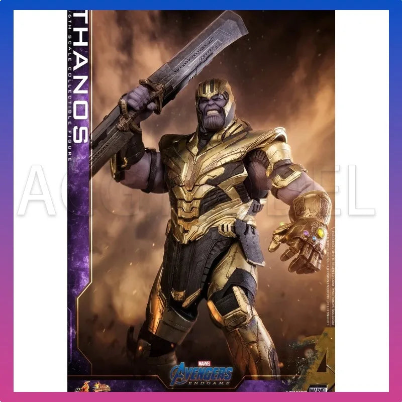Original Hot Toys Thanos Action Figure 1/6 The Avengers 4 HT Thanos 3.0 MMS529 Anime Figure Endgame Model Toy Collection Gift