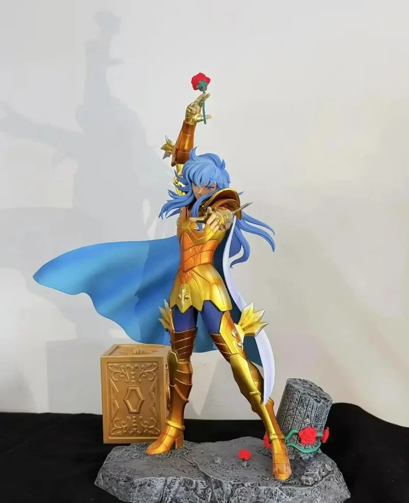 New In Stock Saint Seiya Action Figure - Gemini Saga Pisces Abrodia Athena Andromeda - Collectible Handpiece Toy Gift For Fans