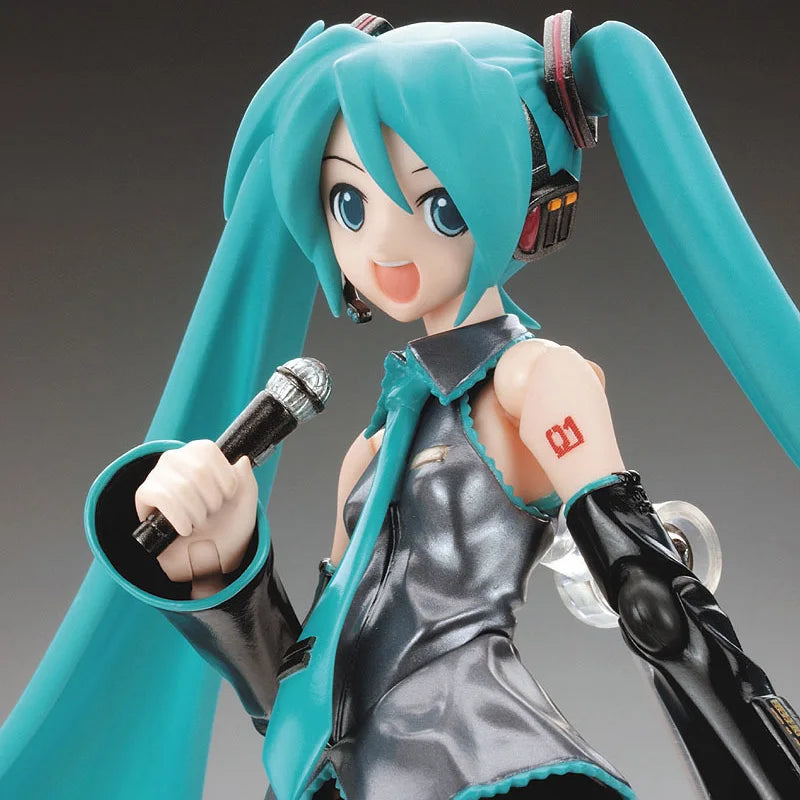 Anime FIGMA Hatsune Miku Actionfiguren Bewegliche Gelenke Enthalten Die Requisiten Desktop-Dekoration Sammlung PVC Modell Spielzeug Kinder Geschenke