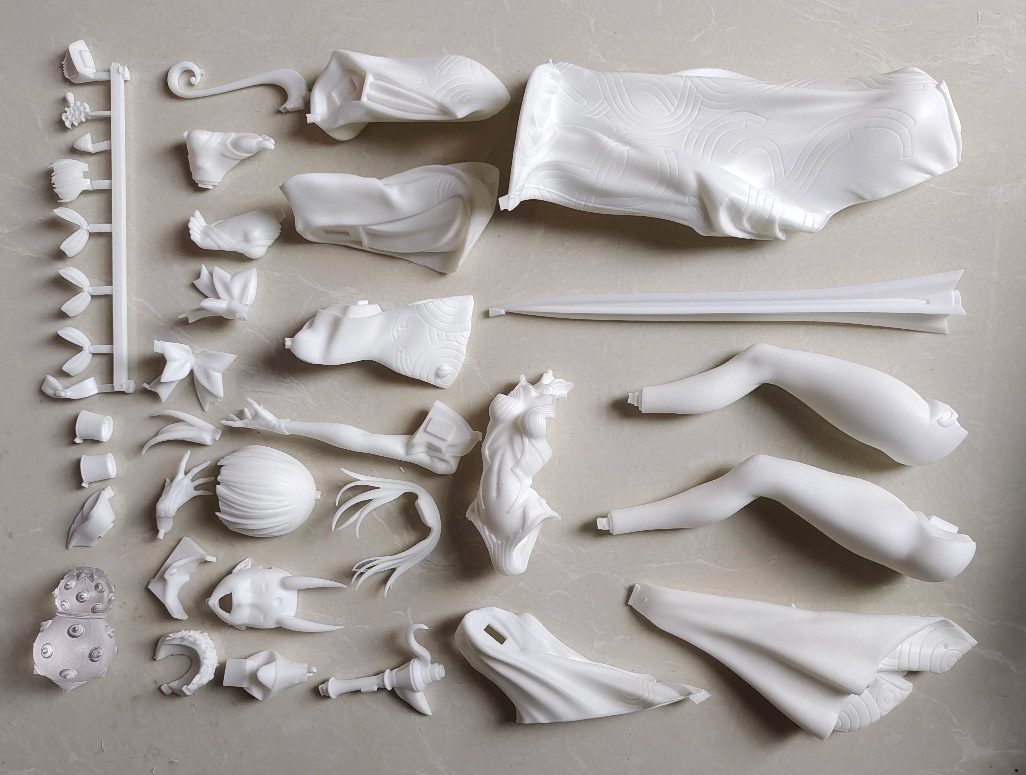 1/7 Anime Shuten-douji FATE FGO Kit kawaii Resin GK DIY White Assembly GK Model Statue Toys doll Collection Gifts