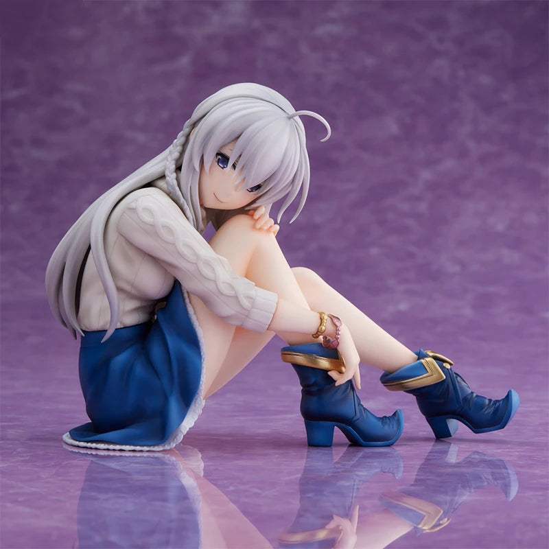 Auf Lager Echte Original Union Creative Elaina Witch's Journey Action Anime Figur Sammlermodell Puppen Statuette Ornament