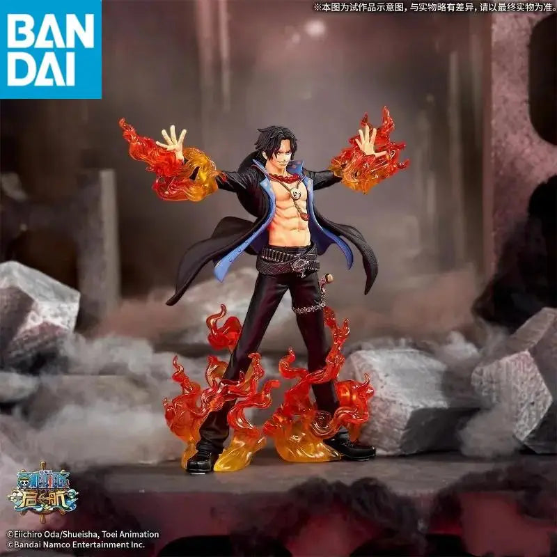 Genuine Bandai Namco Banpresto DXF SPECIAL One Piece Portgas D Ace PVC  Anime Figure Model Desktop ornament Collector Figurine