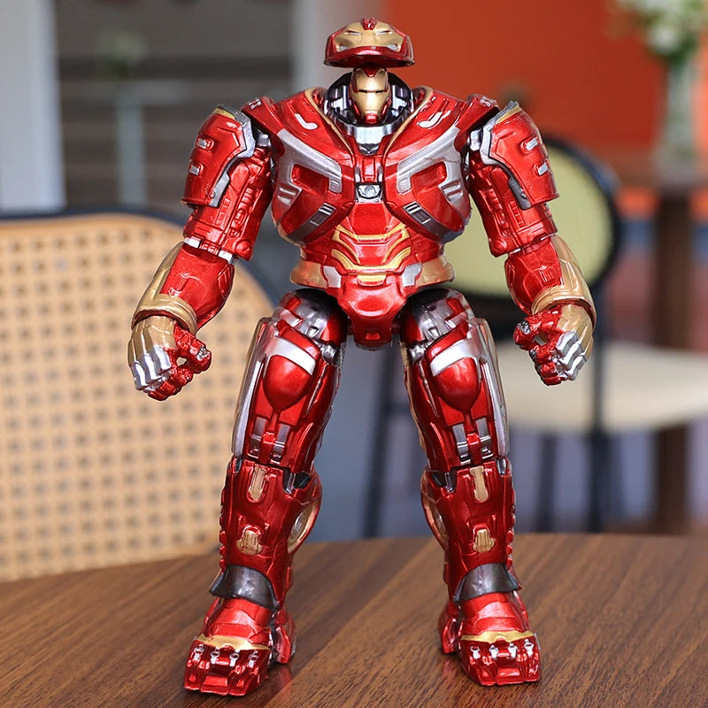 Neu 17cm Avengers Iron Man Mk44 Hulkbuster Action-figuren Mech Iron Man Knuckle Bewegliches Spielzeug Sammelt Legierung