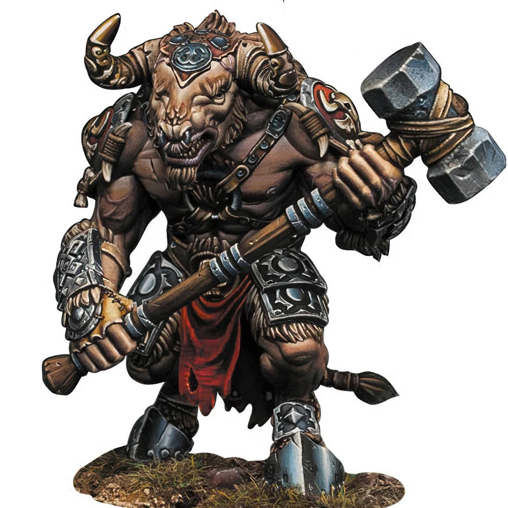 70mm, Bultur Minotaur, Fantasy theme, Resin Model figure, GK, Unassembled and unpainted kit