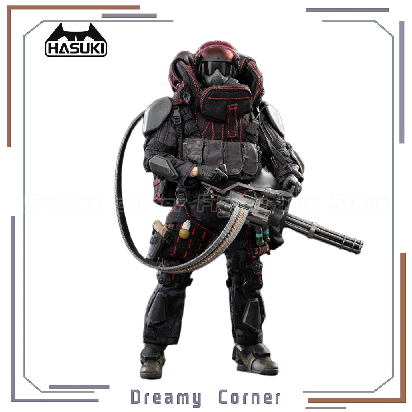 【In Stock】Original HASUKI SALVO Series SA-02 Black Ops Limited Edition 1/12 Action Figure Toy Model Collection