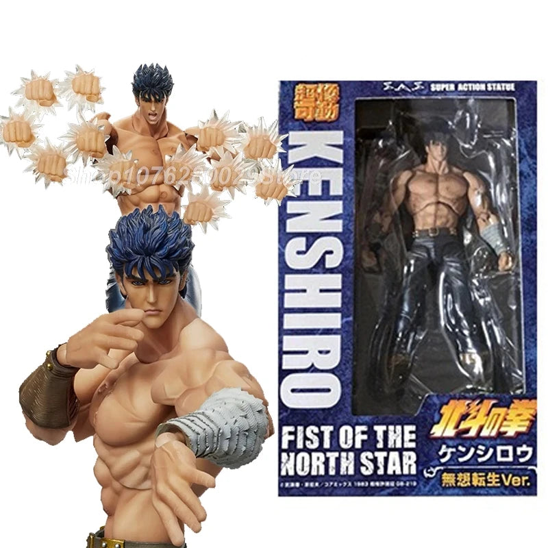 17cm Hokuto No Ken Kenshiro Figure Fist Of The North Star Action Figures Pvc Anime Model Collectible Action Toys Gift Decoration