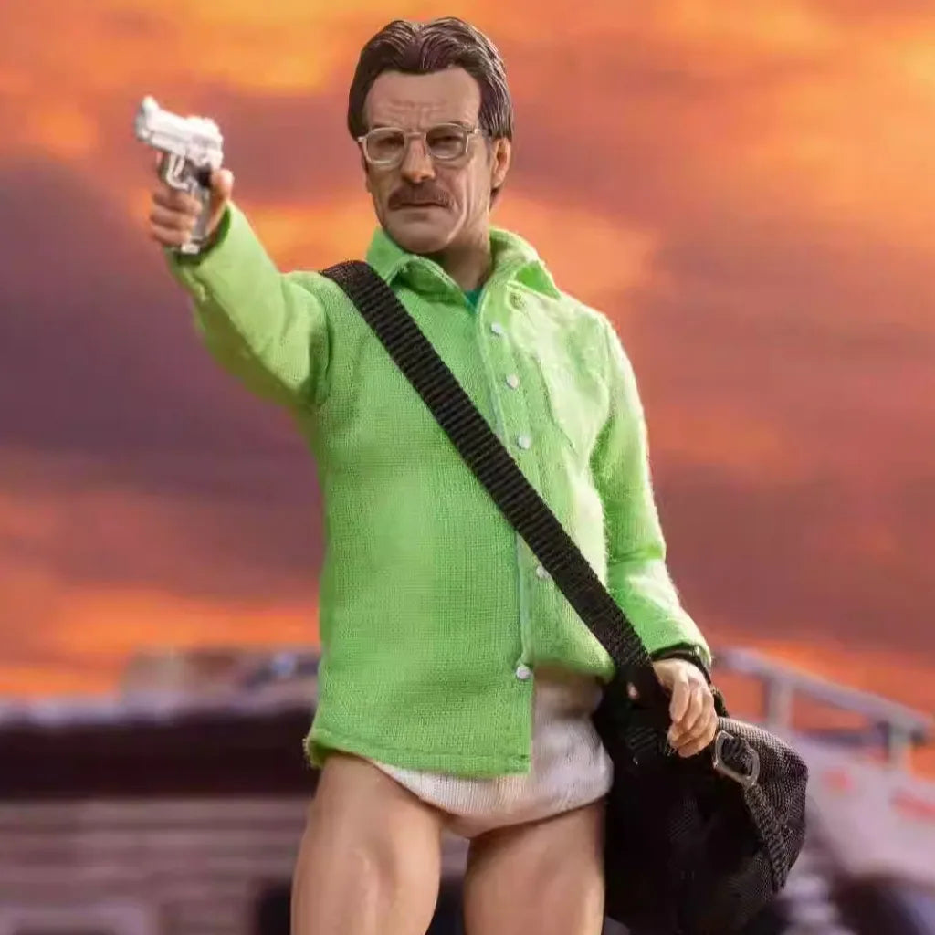Manipple Studio 1/12 Scale Walter Teacher Cloth Action Figure Breaking Bad 6inch Display Soldier Doll For Alternate Collectibles