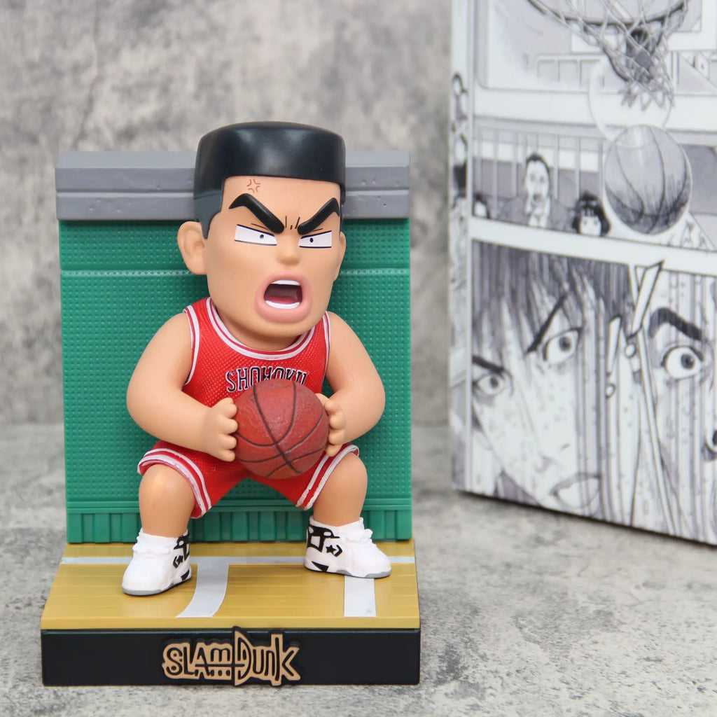 5pcs set Slam Dunk Anime FiguresSakuragi Hanamichi Rukawa Kaede Akagi Takenori Figurine PVC Statue Doll Figure Model Toys Gifts