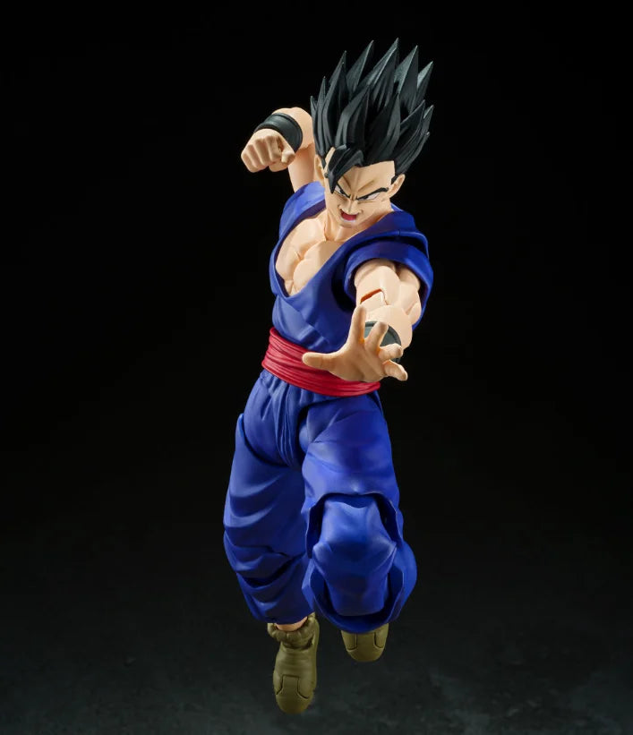 Bandai Dragon Ball Son Gohan Anime Action Figure 14cm SHF Superhero Doll Model Toy for Kids 100% Original in Stock