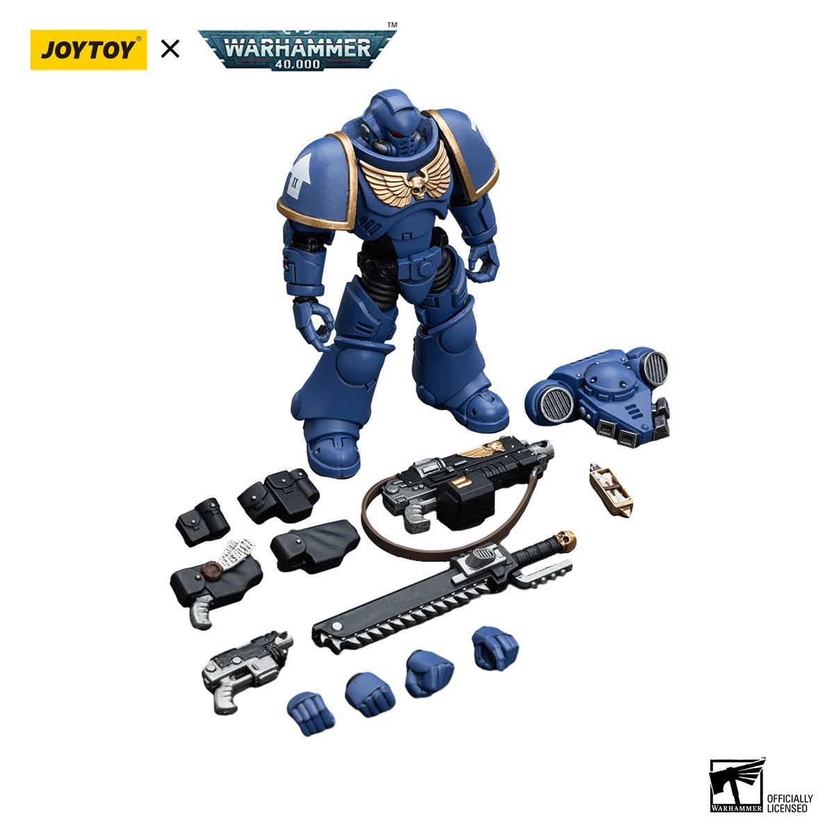 JOYTOY Warhammer 40K 1/18 Action Figure Ultramarines Intercessors Anime figures Toys